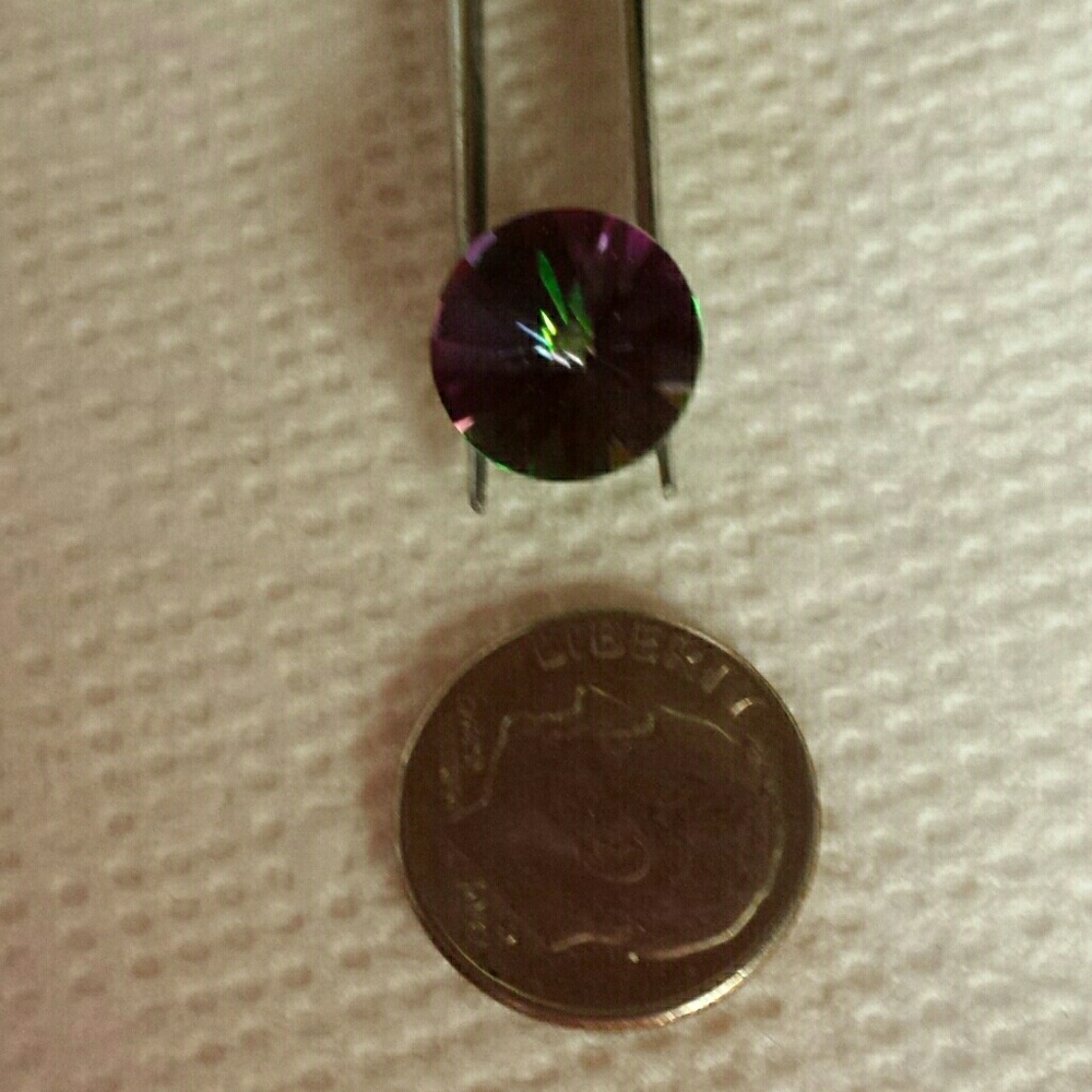 Mystic topaz gemstone